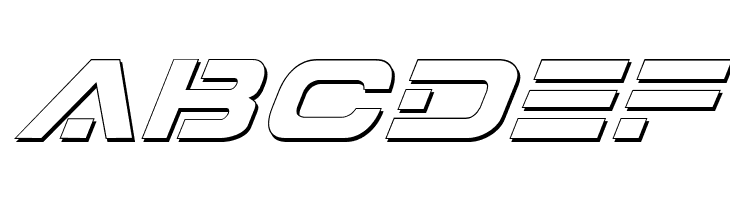 7th Service Outline Italic  Free Fonts Download