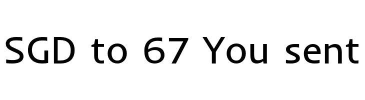 SGD%2Bto%2B67%2BYou%2Bsent Inder-Regular Font
