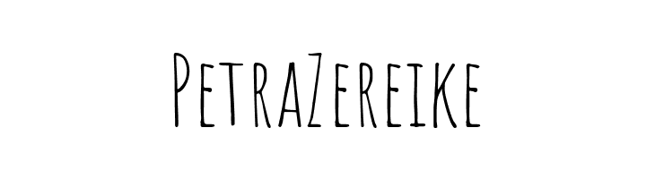 PetraZereike Amatic SC Regular Font