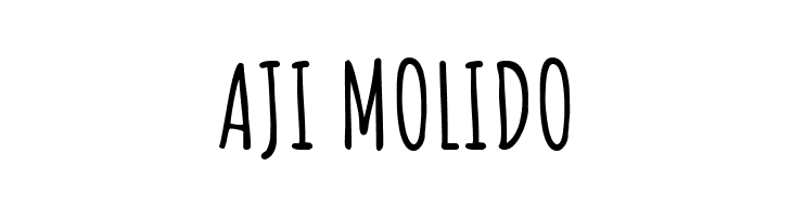 AJI%2BMOLIDO Amatic SC Bold Font