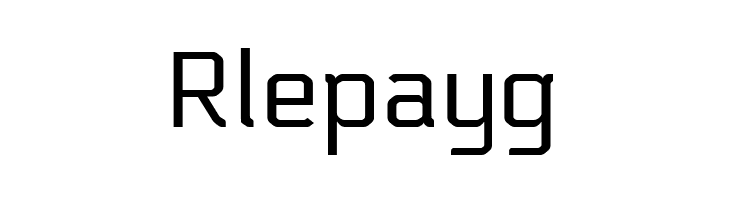 Rlepayg Electrolize Font