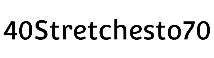 40Stretchesto70 Convergence-Regular Font