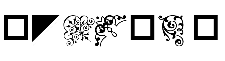 wmcorners3  Free Fonts Download