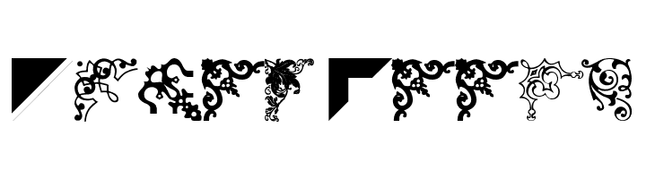wmcorners3  Free Fonts Download