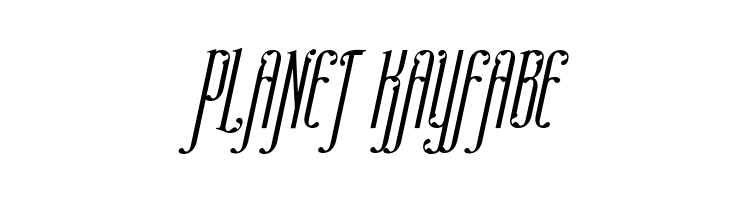 Absinthe FT Italic  Free Fonts Download