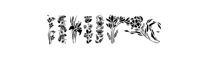 Flowers1  Free Fonts Download