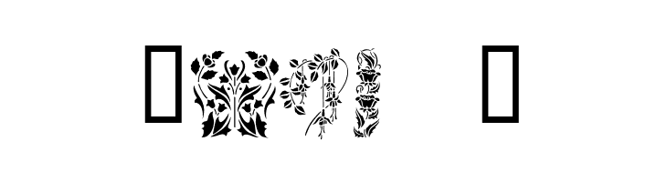 Flowers1  Free Fonts Download