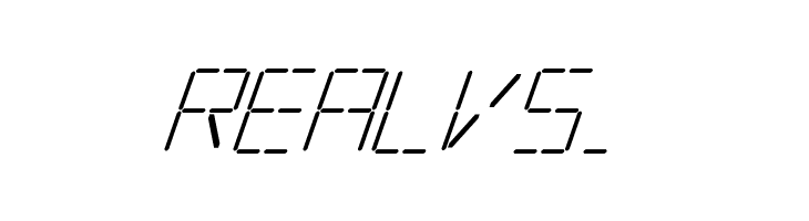 Silverball Oblique  Free Fonts Download