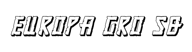 Khazad-Dum 3D Italic  Free Fonts Download