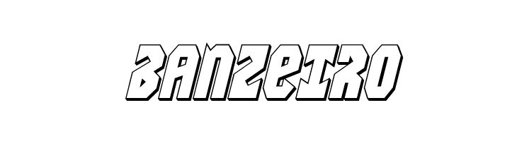 Warrior Nation 3D Italic  Free Fonts Download