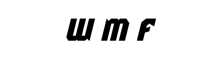 Warrior Nation Expanded Italic  Free Fonts Download