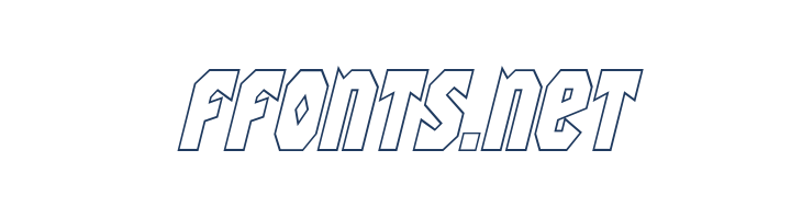 Warrior Nation Outline Italic font — Lorem ipsum body text preview