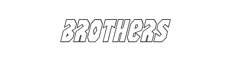 Warrior Nation Outline Italic  Free Fonts Download