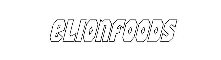 Warrior Nation Outline Italic  Free Fonts Download