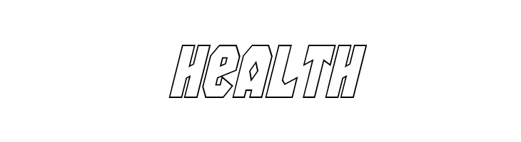 Warrior Nation Outline Italic  Free Fonts Download