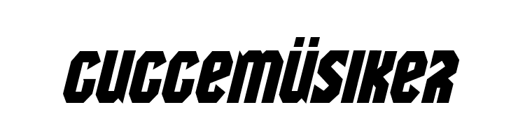 Warrior Nation Italic  Free Fonts Download