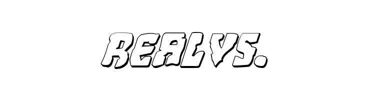 Beastian 3D Italic  Free Fonts Download