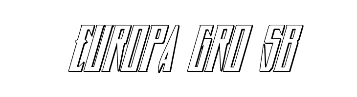 Timberwolf 3D Italic  Free Fonts Download