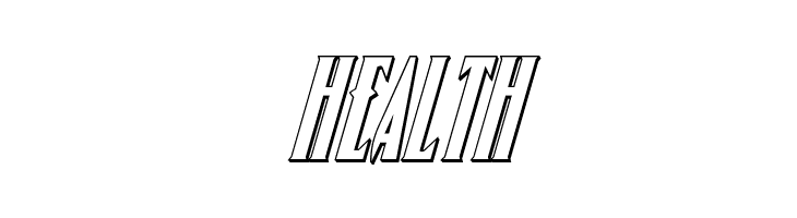 Timberwolf 3D Italic  Free Fonts Download