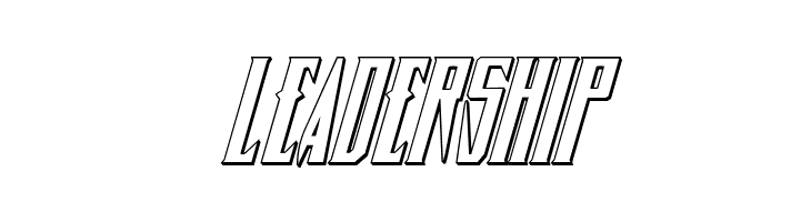 Timberwolf 3D Italic  Free Fonts Download