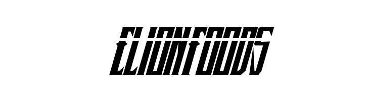 Timberwolf Laser Italic  Free Fonts Download