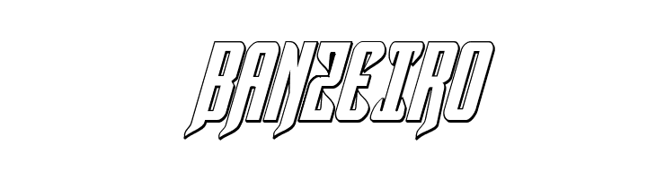 Hawkmoon 3D Italic  Free Fonts Download