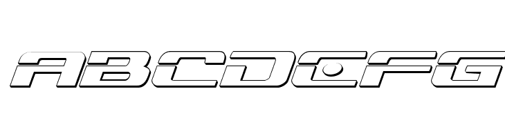 Troopers 3D Expanded Italic  Free Fonts Download