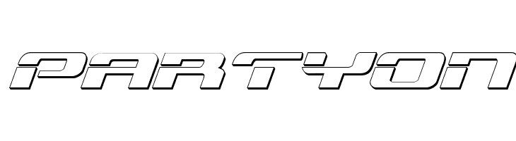 Troopers 3D Expanded Italic  Free Fonts Download