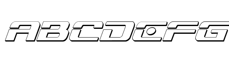 Troopers 3D Italic  Free Fonts Download
