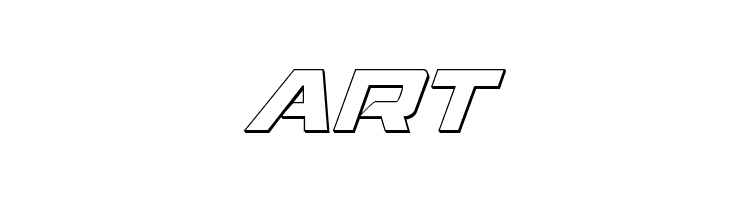 Starduster 3D Italic  Free Fonts Download