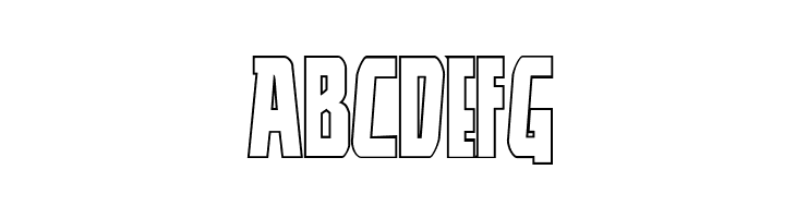 Thunder-Hawk Shadow Drop Regular  Free Fonts Download