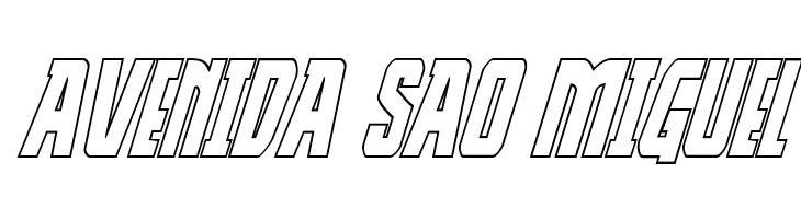 Thunder-Hawk Shadow Drop Italic  Free Fonts Download