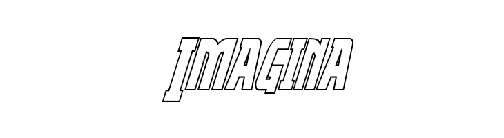 Thunder-Hawk Shadow Drop Italic  Free Fonts Download