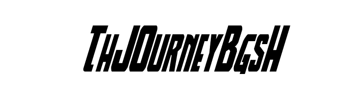 Thunder-Hawk Condensed Italic  Free Fonts Download