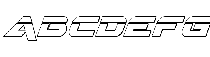 Gemina 3D Laser Italic  Free Fonts Download