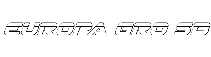Gemina 3D Laser Italic  Free Fonts Download