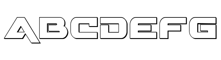 Gemina 3D Regular  Free Fonts Download