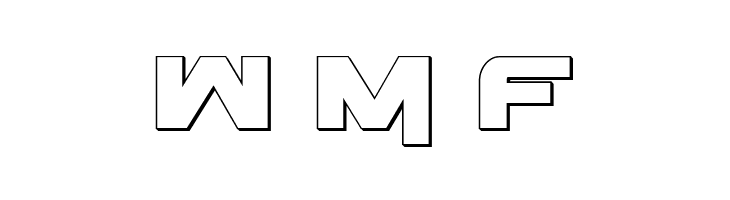 Gemina 3D Regular  Free Fonts Download