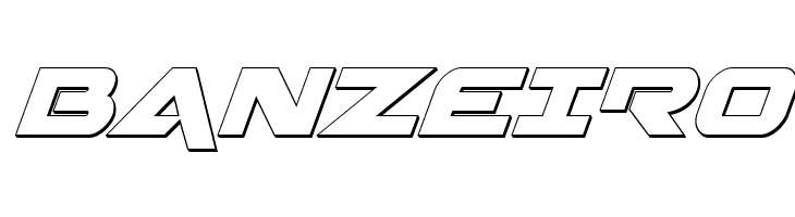 Gemina 3D Italic  Free Fonts Download