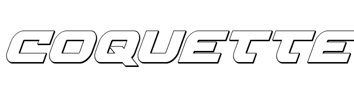 Gemina 3D Italic  Free Fonts Download