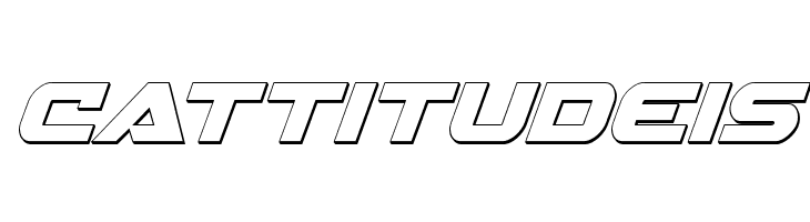 Gemina 3D Italic  Free Fonts Download