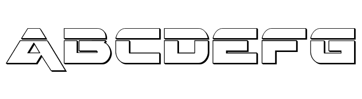 Gemina 3D Laser Regular  Free Fonts Download