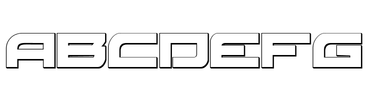 Red Rocket 3D Regular  Free Fonts Download