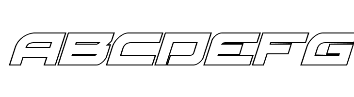 Red Rocket Outline Italic  Free Fonts Download