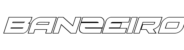 Red Rocket Outline Italic  Free Fonts Download