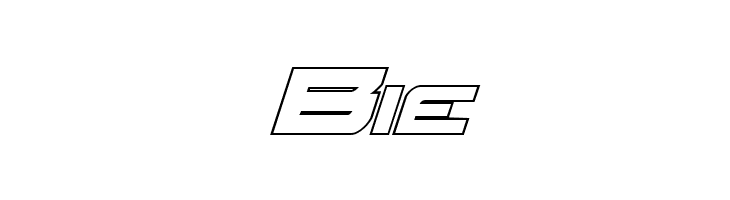 Red Rocket Outline Italic  Free Fonts Download