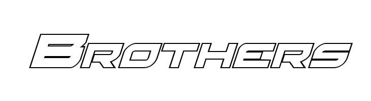 Red Rocket Outline Italic  Free Fonts Download