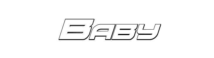 Red Rocket 3D Italic  Free Fonts Download