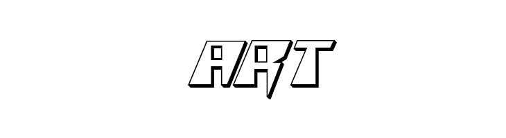 X-Racer 3D Regular  Free Fonts Download