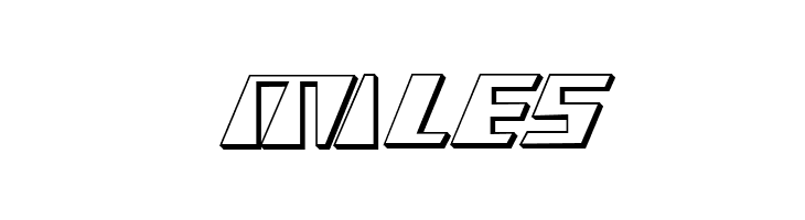 X-Racer 3D Regular  Free Fonts Download